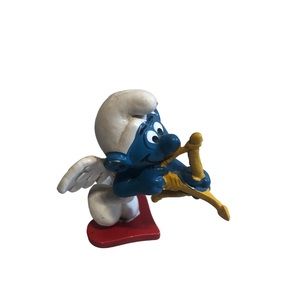 Vintage Peyo Germany Smurf Cupid Valentine’s Day